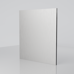 3mm Brushed Silver Aluminium Composite Cut To Size