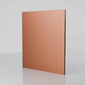 3mm Brushed Copper Aluminium Composite Cut To Size