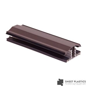 Brown Snaptype Glazing Bar 4000MM
