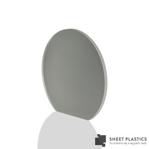 5mm Clear Satin Acrylic Disc Bespoke Size -