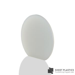 10mm Opal Satin Acrylic Disc Bespoke Size -
