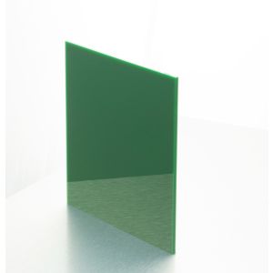 5mm Dark Green Acrylic Sample 150 X 150mm