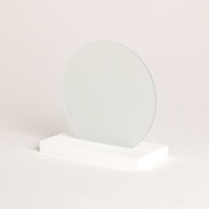 5mm Green Satin Acrylic Disc Bespoke Size -