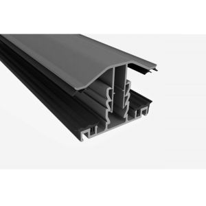 4000MM Grey PVC Glazing Bar 