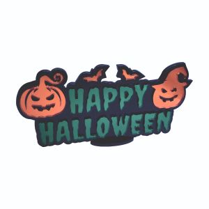 Happy Halloween Acrylic Sign with Base