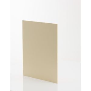 3mm Matt Ivory Foam Pvc Sample 150 X 150mm