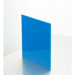 3mm Light Blue Acrylic Sample 150 X 150mm