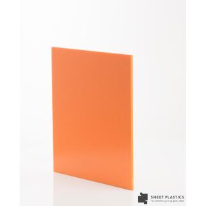 3mm Matt Orange Foam Pvc Sample 150 X 150mm