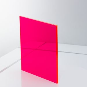 5mm Pink Fluorescent Acrylic Sheet Cut To Size