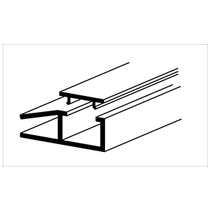 2440mm Superglaze Secondary Glazing Strips - Brown
