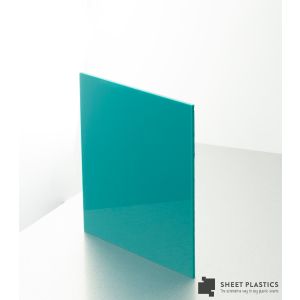 5mm Turquoise Acrylic Sample 150 X 150mm