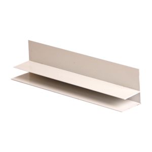 10mm White F Section 4000mm