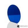 3mm Blue Mirror Acrylic Disc Bespoke Size -