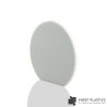 3mm White Satin Acrylic Disc Bespoke Size -