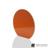 3mm Orange Aluminium Composite Disc Bespoke Size