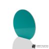 3mm Turquoise Aluminium Composite Disc Bespoke Size -