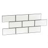 3mm White Effect Splashback Cut To Size
