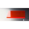 10mm Red Fluorescent Sheet Cut To Size