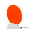 5mm Orange Acrylic Disc Bespoke Size -