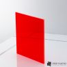 10mm Red Fluorescent Sheet Cut To Size