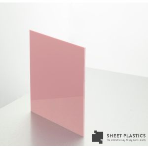 3mm Baby Pink Acrylic Sheet Cut To Size