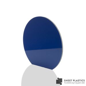 3mm Blue Aluminium Composite Disc Bespoke Size