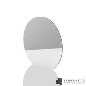 3mm Silver Mirror Aluminium Composite Disc Bespoke Size