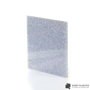 3mm Holographic Glitter Acrylic Sheet Cut To Size