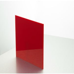 3mm Red Acrylic Sample 150 X 150mm