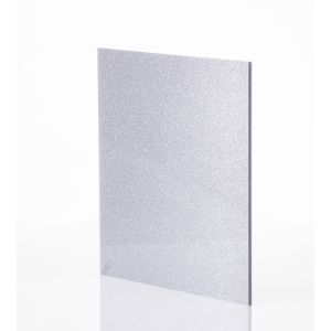 3mm Silver Shimmer Acrylic Sheet Cut To Size